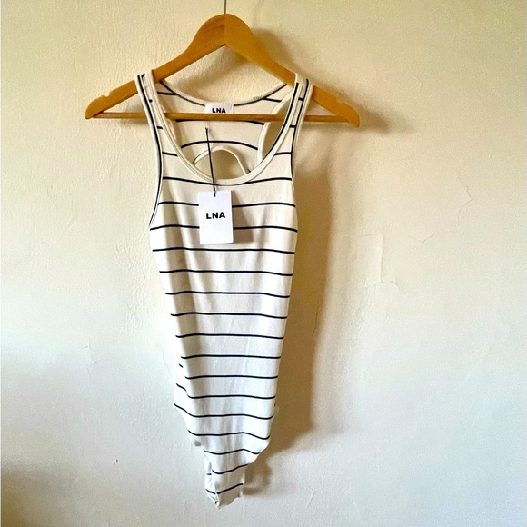 Women’s NWT Los Angeles New York Backless Bodysuit NEW Size Small - Picture 1 of 8